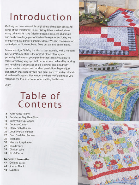 Farmhouse Style Quilt Book by Annie's Quilting