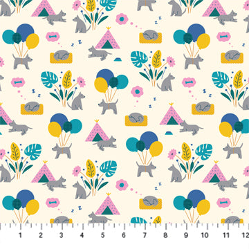 Best Friends Dog Fabric *