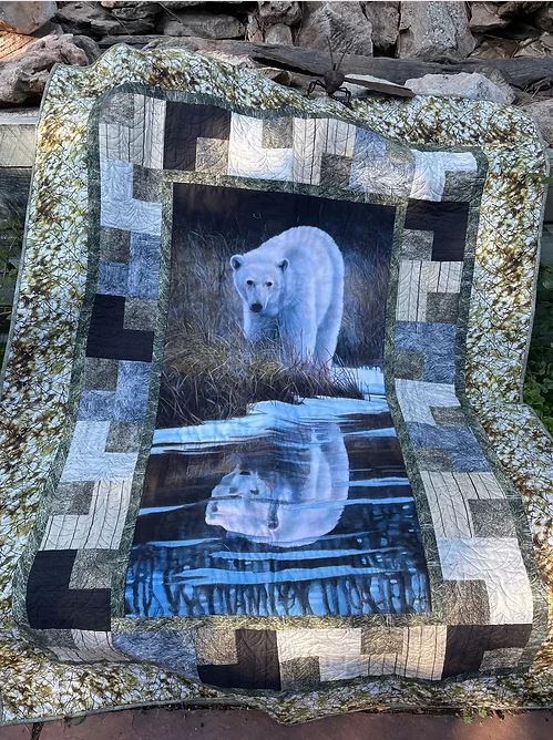 Amazing PDF Download Panel Quilt Pattern by Quilting Renditions