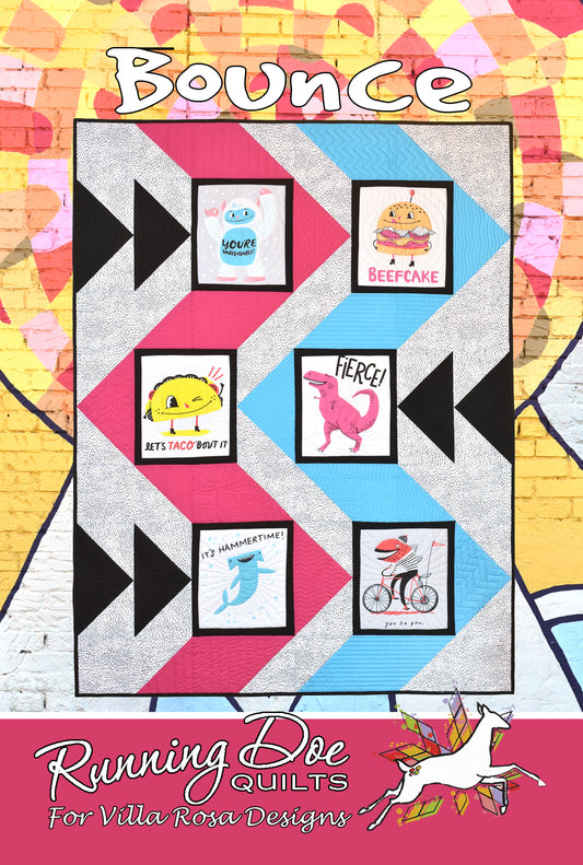 Bounce PDF Quilt Pattern by Villa Rosa Designs