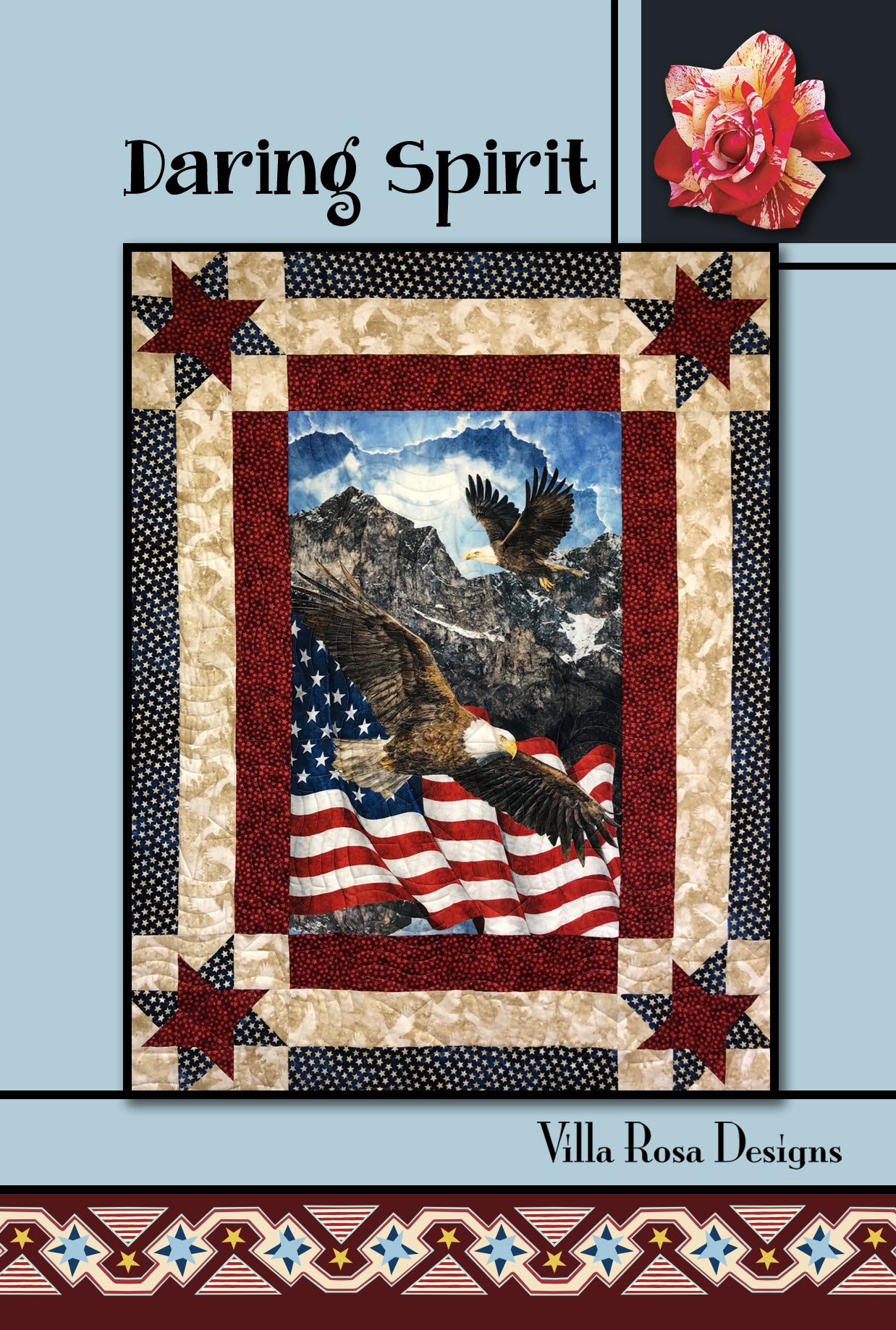 Daring Spirit PDF Quilt Pattern by Villa Rosa Designs