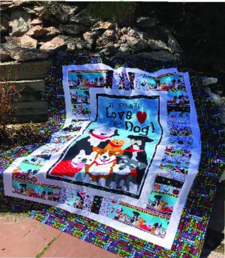 Fences PDF Download Panel Quilt Pattern by Quilting Renditions