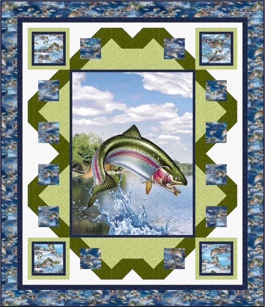 Fisherman's Dream PDF Download Quilt Pattern by Pine Tree Country Quilts