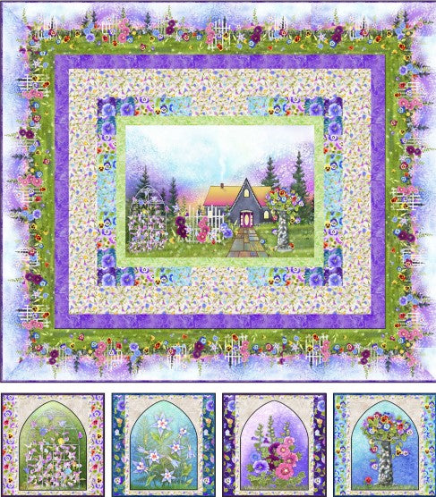 Garden Delight Fabric Panel #52