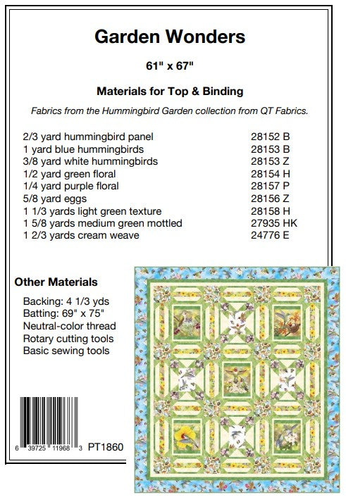 Garden Wonders PDF Download Quilt Pattern by Pine Tree Country Quilts