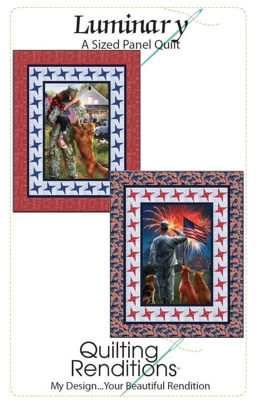 Luminary PDF Download Panel Quilt Pattern by Quilting Renditions