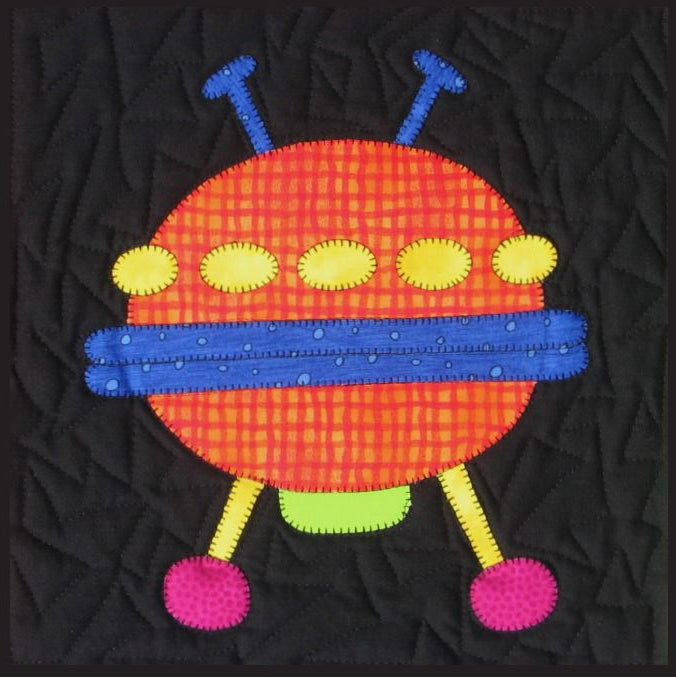 Planetary Party PDF Download Quilt Pattern by Amy Bradley