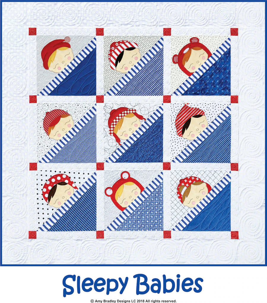 Sleepy Babies Quilt PDF Download Quilt Pattern by Amy Bradley