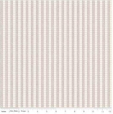 Rose Garden Taupe Cotton Quilting Fabric *