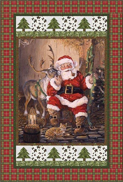 Santa Time to Go Quilt Pattern by Castilleja Cotton