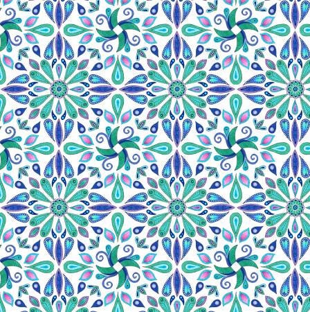 White Teardrops Allover Cotton Quilting Fabric, From Wilmington Prints By Hello Angel Safari, So Goodie *