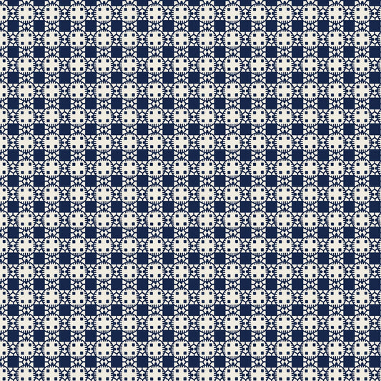 Country Rodeo Cowboy Navy Hokey Pokey Fabric *