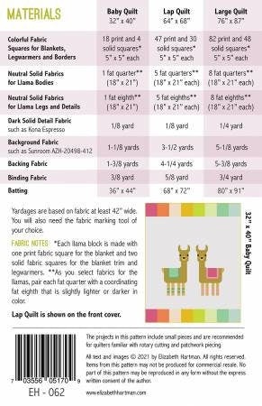 Little Llamas Quilt Pattern
