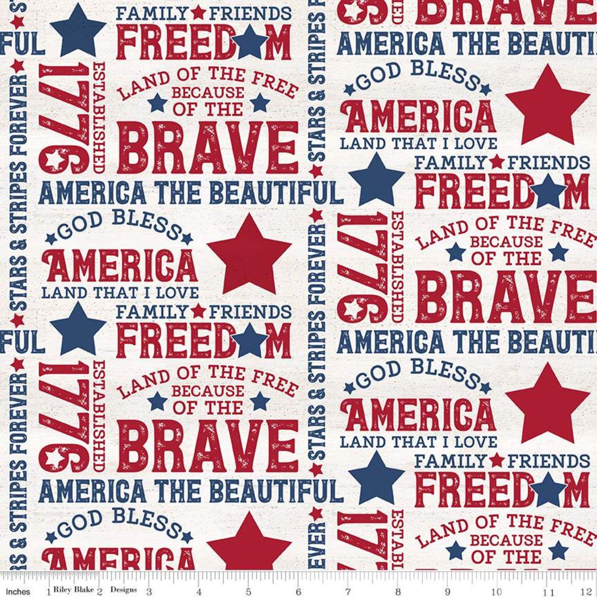 Let Freedom Soar Fabric