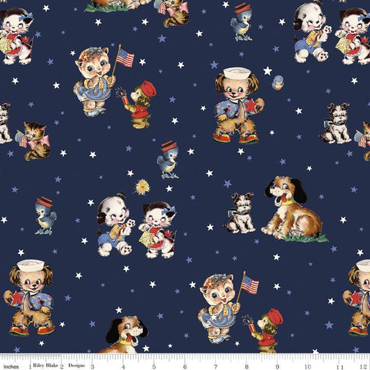 Set Sail America Cotton Quilting Fabric *