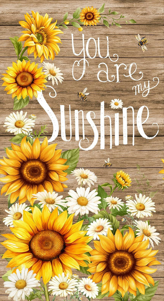 You are My Sunshine Fabric Panel by Timeless Treasures