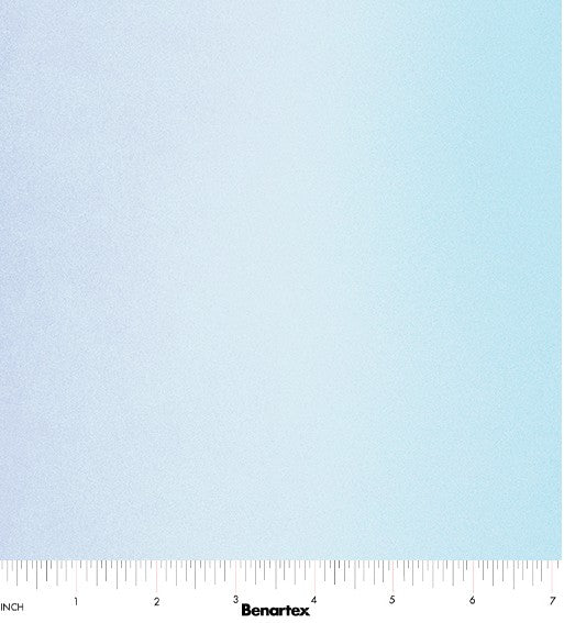 Charlk Ombre Light Blue / Light Royal Blue Cotton Fabric