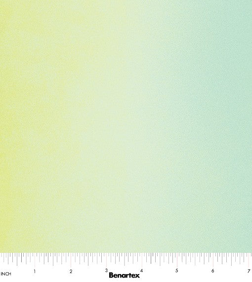 Charlk Ombre Medium Jade / Lime Green Cotton Fabric