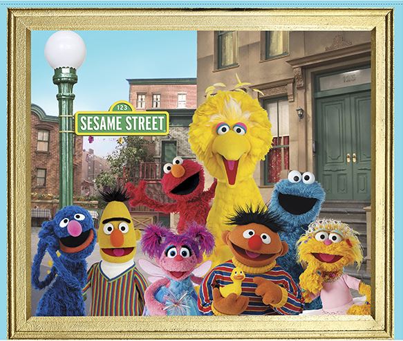 Sesame Street Friends Fabric Panel #91
