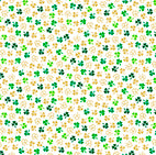 St Paddy's Cheer Clover cotton fabric
