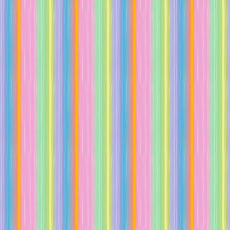 Jungle Friends Stripe Cotton Fabric