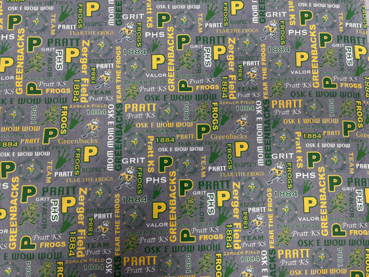 Pratt Greenbacks 1884 Custom Cotton Quilting Fabric