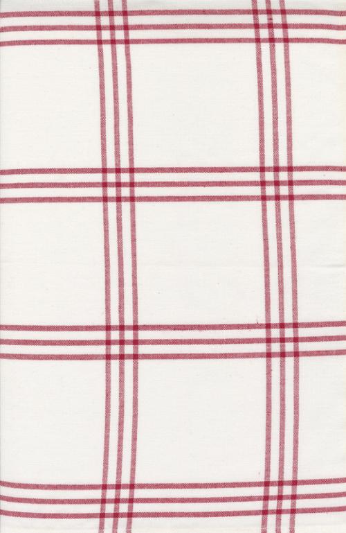 Toweling Fabric 18" Enamoured White Red by Moda