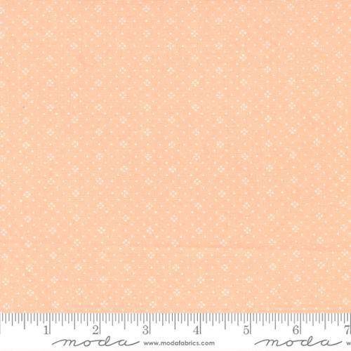 Eyelet Cantaloupe Cotton Fabric