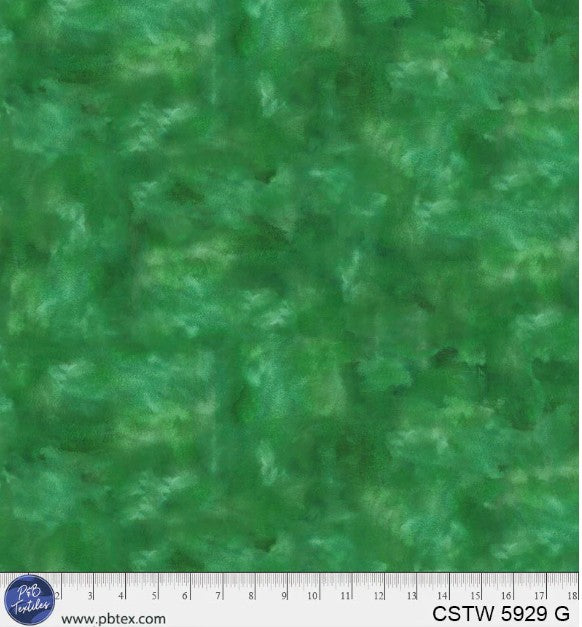 Color Stories Watercolor Tones Green 108" Wideback Fabric