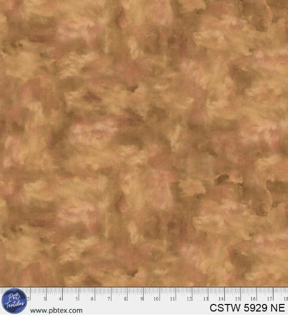 Color Stories Watercolor Tones Light Brown 108" Wideback Fabric