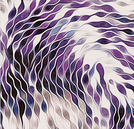 Vitality 108" Purple Harmonious Strokes Wideback Cotton Fabric