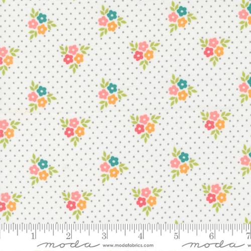 Strawberry Lemonade Clouds 37672 11 Cotton Fabric by Moda