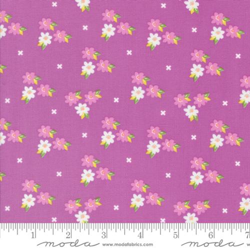 Laguna Sunrise Violet Floral 37682 17 Cotton Fabric by Sherri & Chelsi for Moda