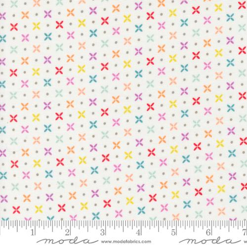 Laguna Sunrise Off White Xs 37686 11 Cotton Fabric by Sherri & Chelsi for Moda