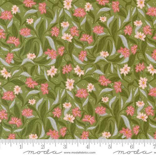 Woodland Wonder Fern with small flowers 48393 19 Cotton Fabric by Moda *