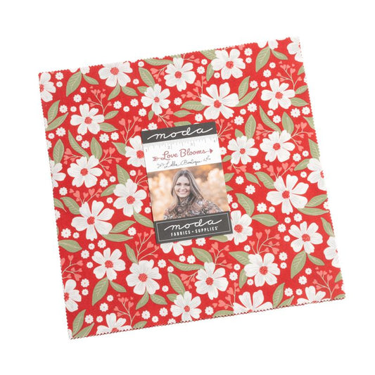 Love Blooms, 10" squares,  Layer Cake by Moda