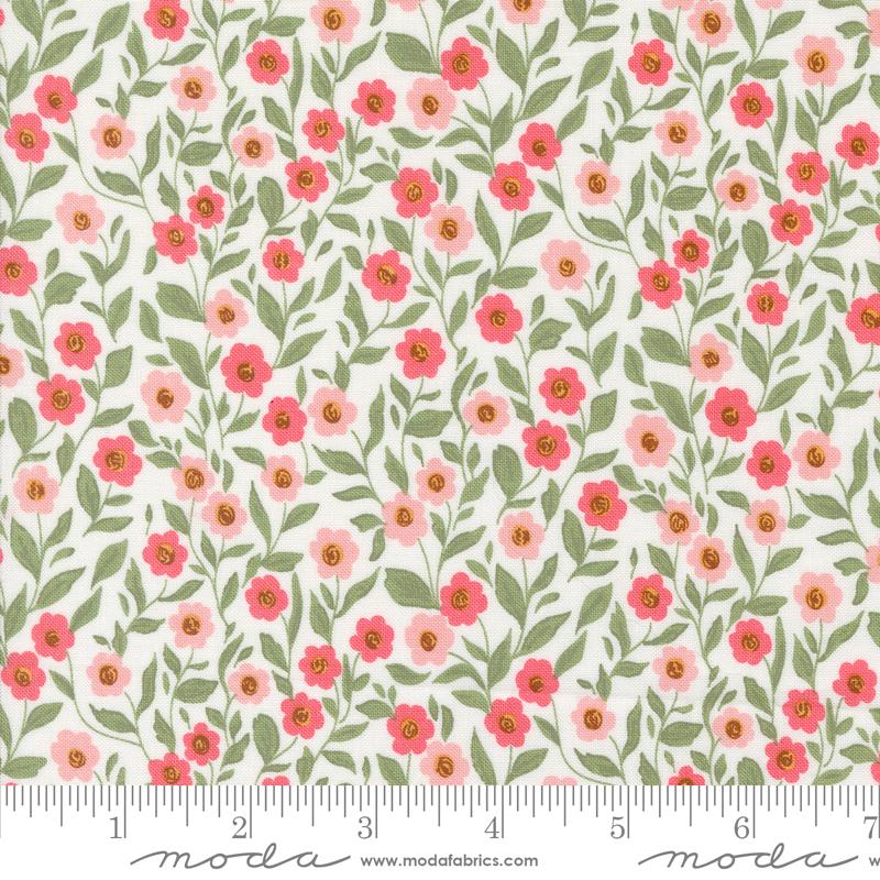 Love Blooms Lace small floral Cotton Fabric by Lella Boutique for Moda