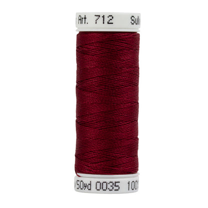 12 Wt. Cotton Petites Sulky Thread 50 yd. Spools Colors 712-0000 through 712-0999