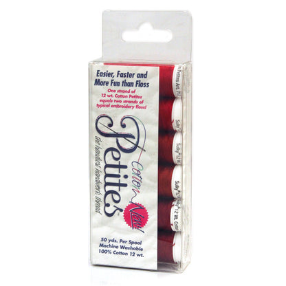 12 Wt. Cotton Petites Sulky Thread Sets - 6 pack 50 yd. Spools