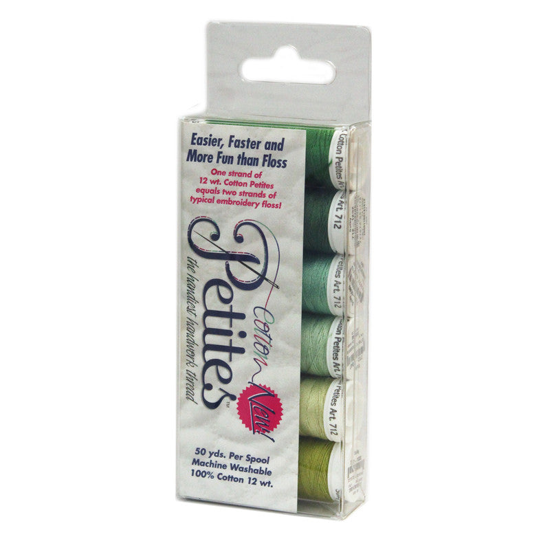 12 Wt. Cotton Petites Sulky Thread Sets - 6 pack 50 yd. Spools