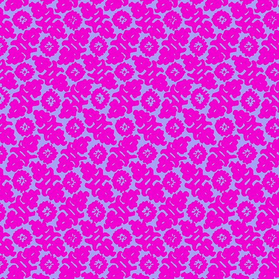 Chrysanthemum Tapestry Orchid Cotton Fabric