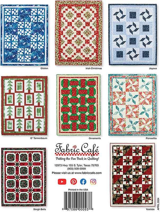 Quick Christmas With 3 Yard Quilts Pattern Book by Donna Robertson for Fabric Cafe