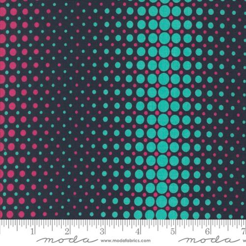 Color Crush Indigo / Pink Cotton Fabric
