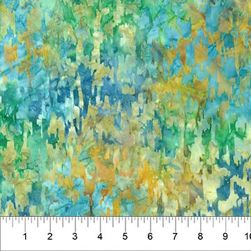 Seafoam Boho Spirit Batik Cotton Fabric
