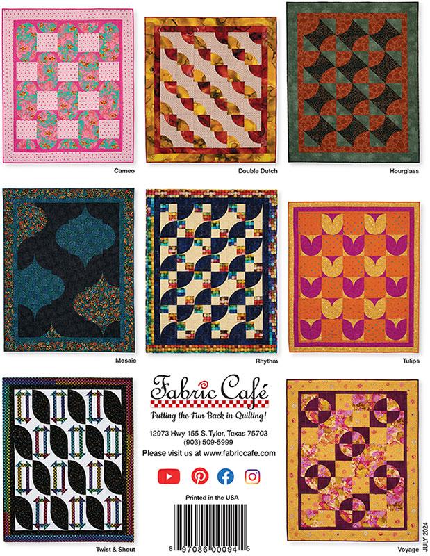 Curve Appeal With 3 Yard Quilts Pattern Book by Donna Robertson for Fabric Cafe