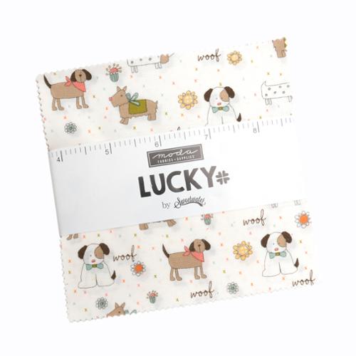 Lucky Puppy 5" Charm Pack by Moda