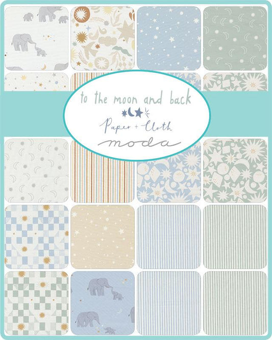 To the Moon and Back 5" charm pack