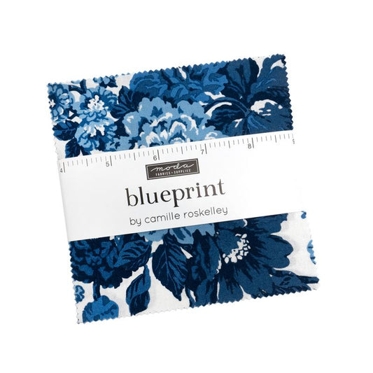 Blueprint Charm Pack 5" by Moda