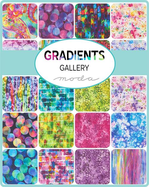 Gradients Gallery 5" Charm Pack by Moda Fabrics