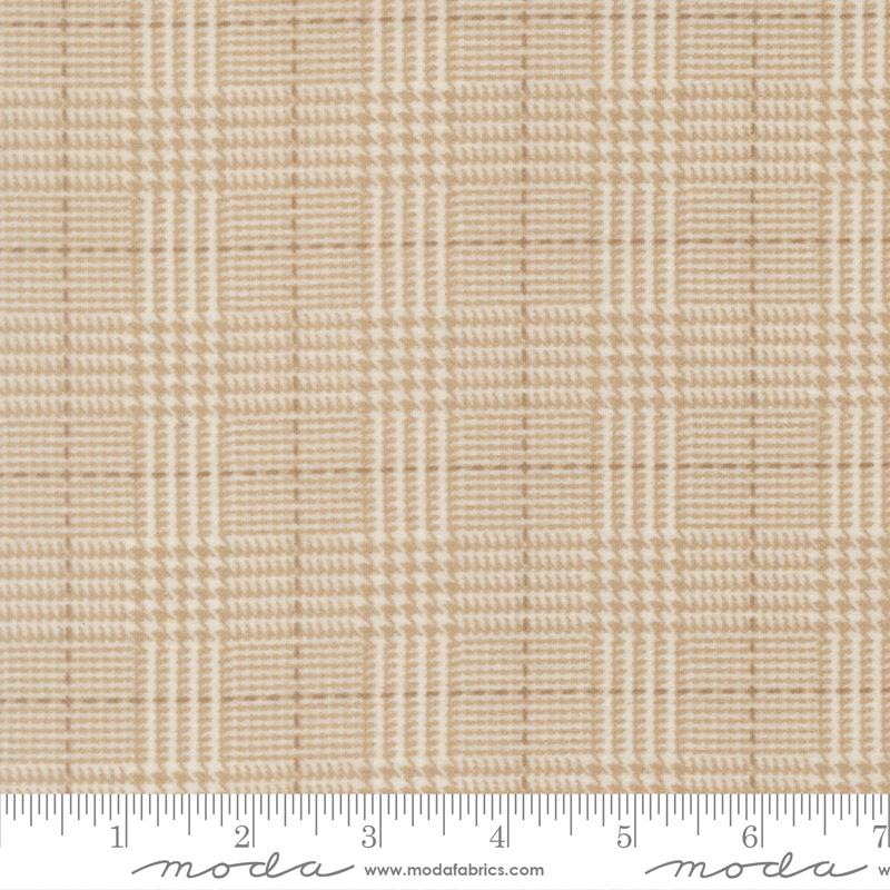 Flannel Gather Basics Cream Fabric